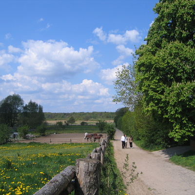 Near Tegeler Fliess, a river in the north of Luebars